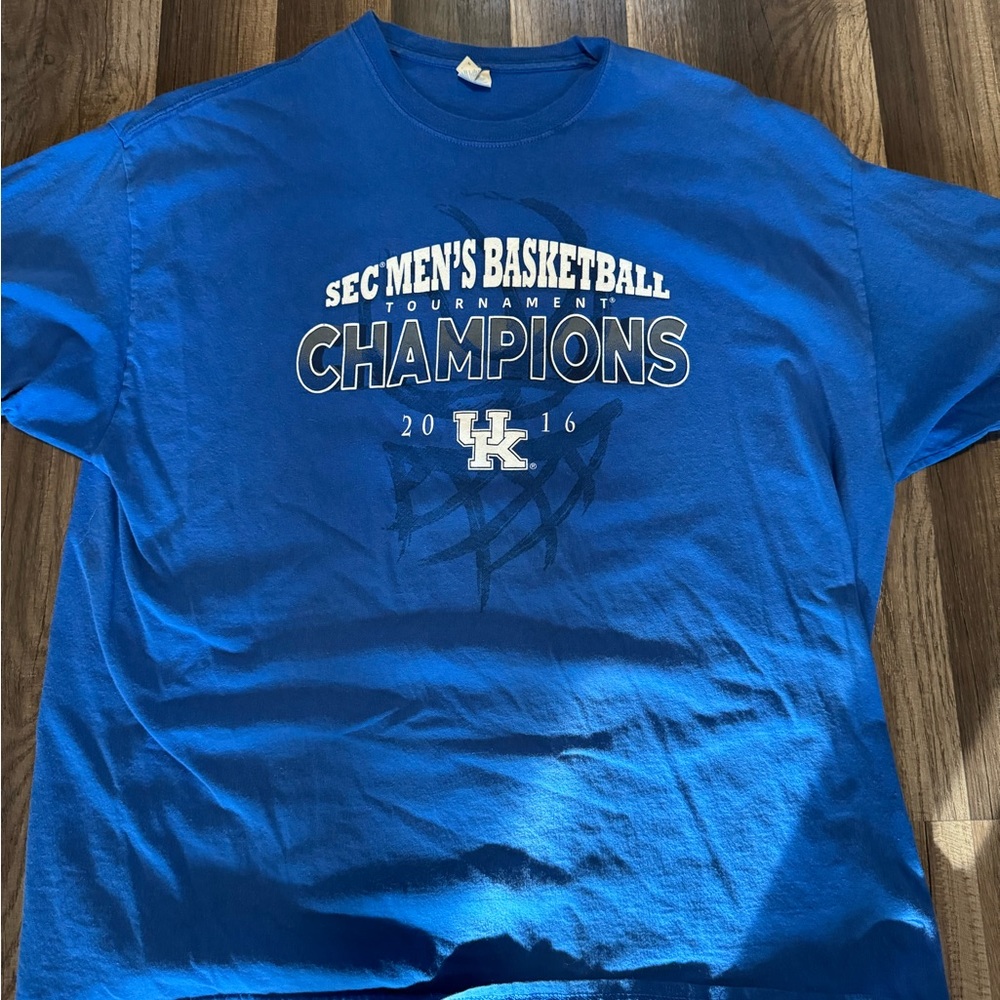 Gildan Blue Basketball Championship T-Shirt